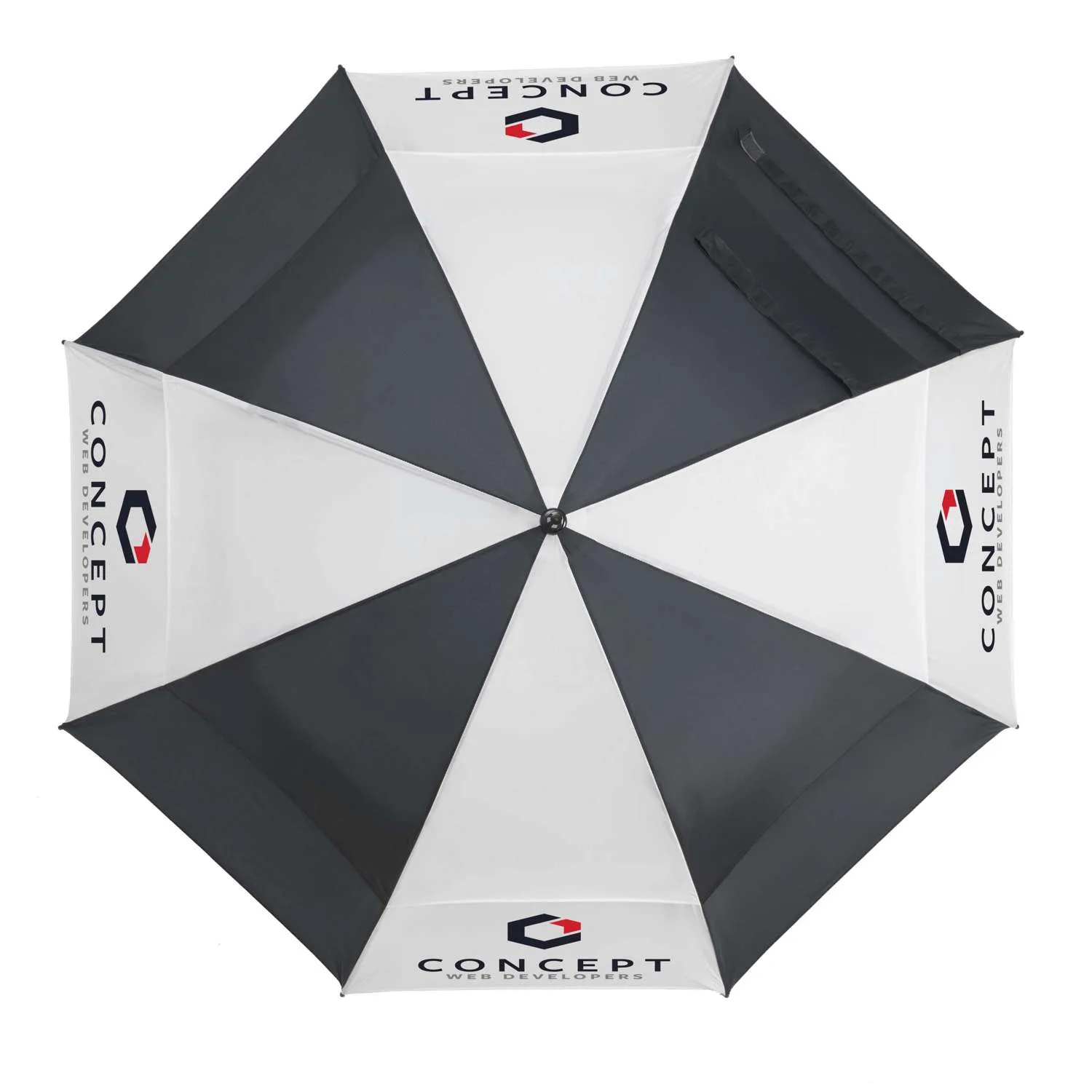 Challenger Alternating Panels Umbrella (4 Imprints) view 5