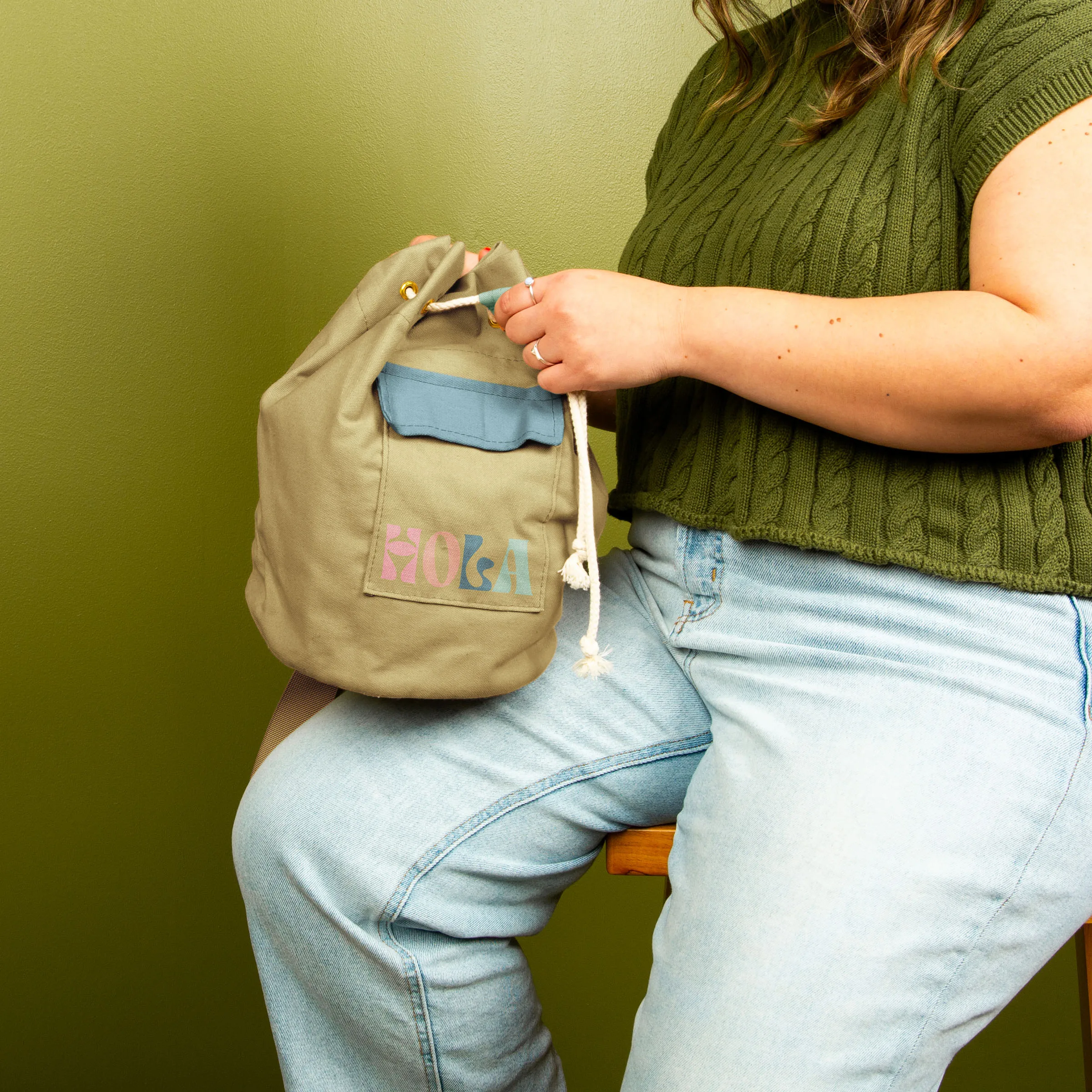 Bucket Sling Bag - 4CP Pigment Dyed Canvas