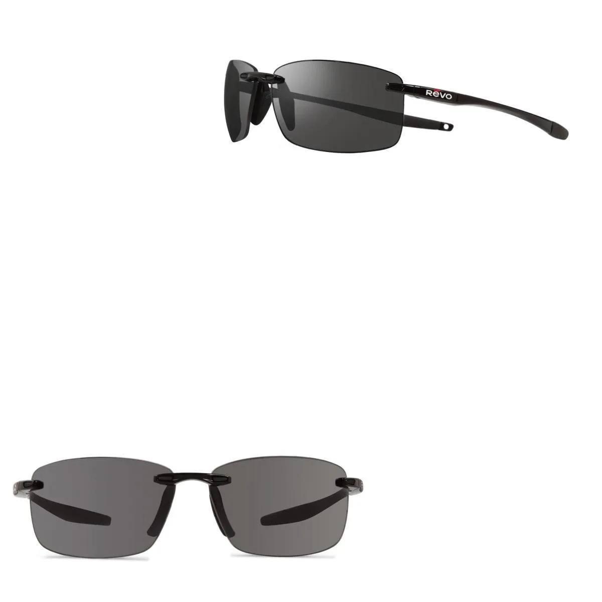 Revo Sunglasses Descend Xl Rimless - Black