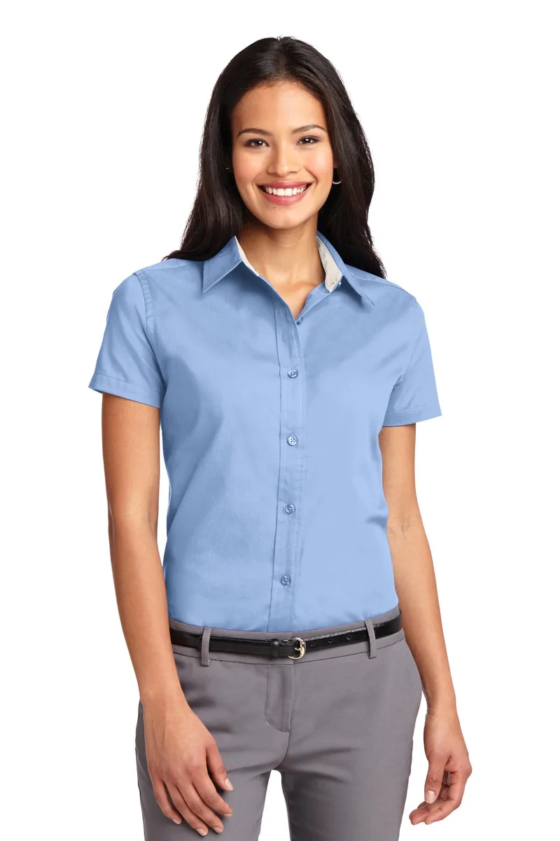Port Authority® Women's Short Sleeve Easy Care Shirt. view 6