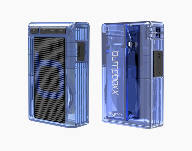 Bumpboxx Retro Pager Beeper Clear Blue