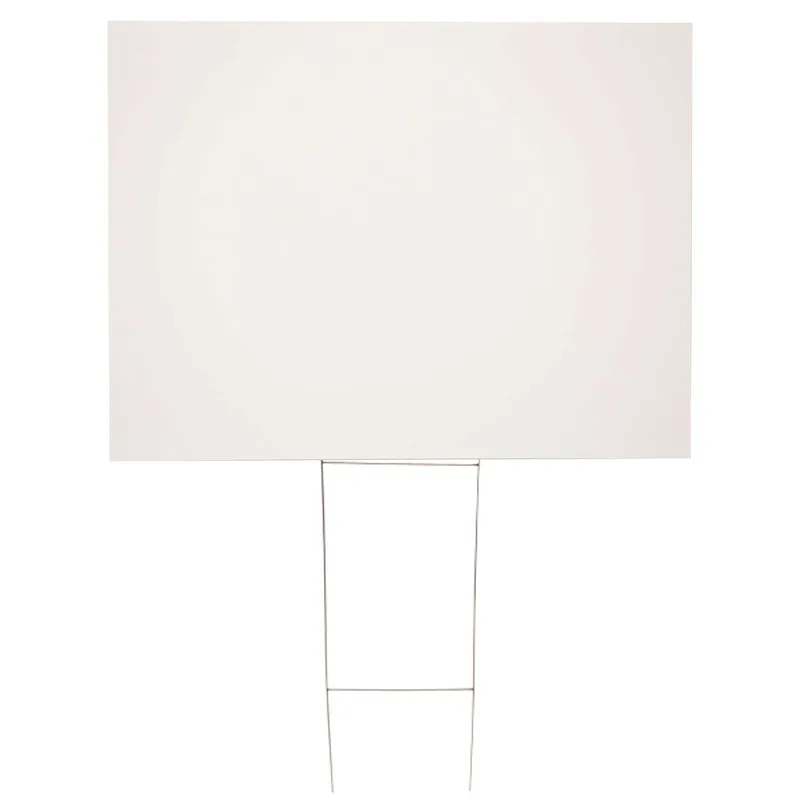36" x 24" Corrugated Plastic Sign Kit (Blank)