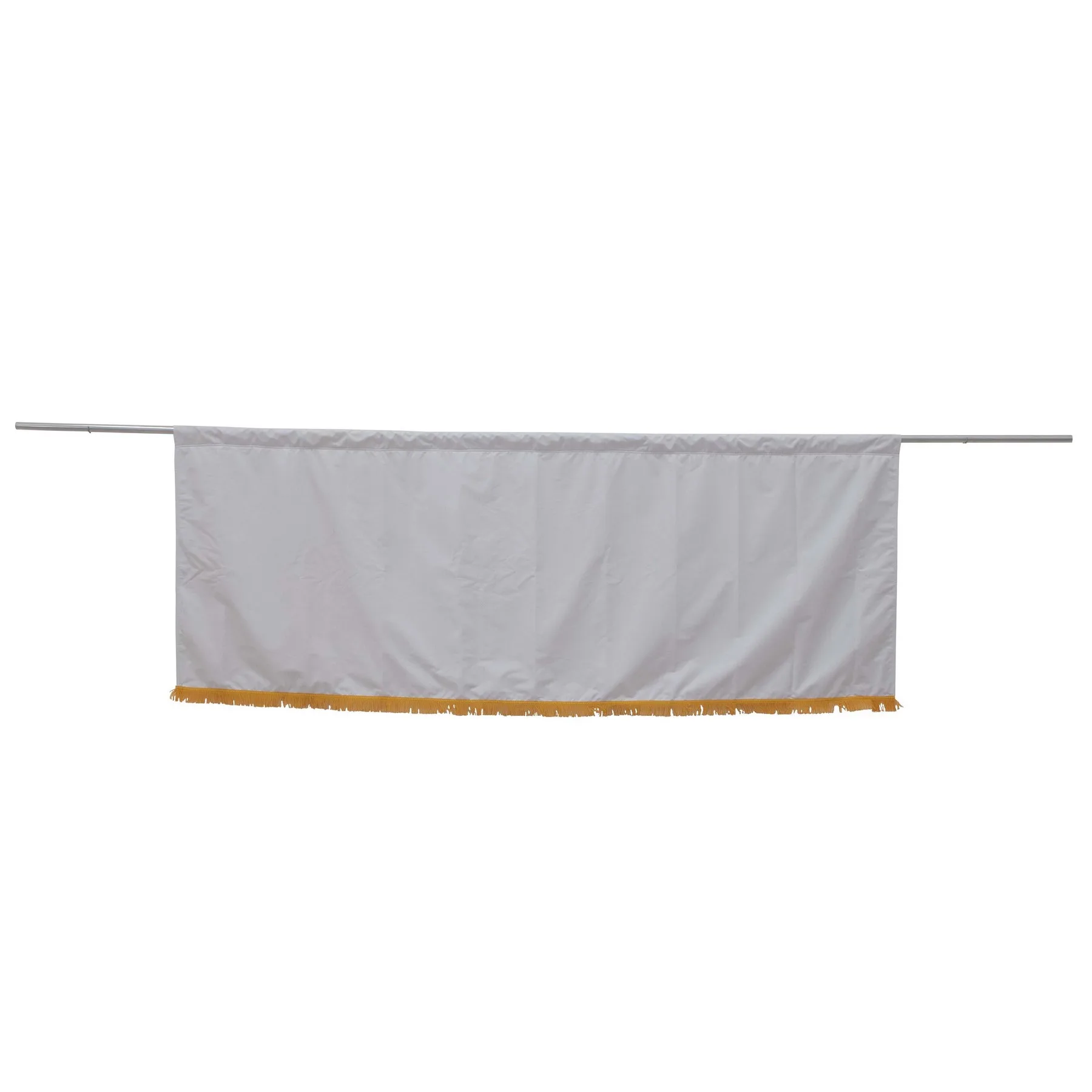 3' x 8' Parade Banner Straight Bottom Kit w/Gold Fringe view 2
