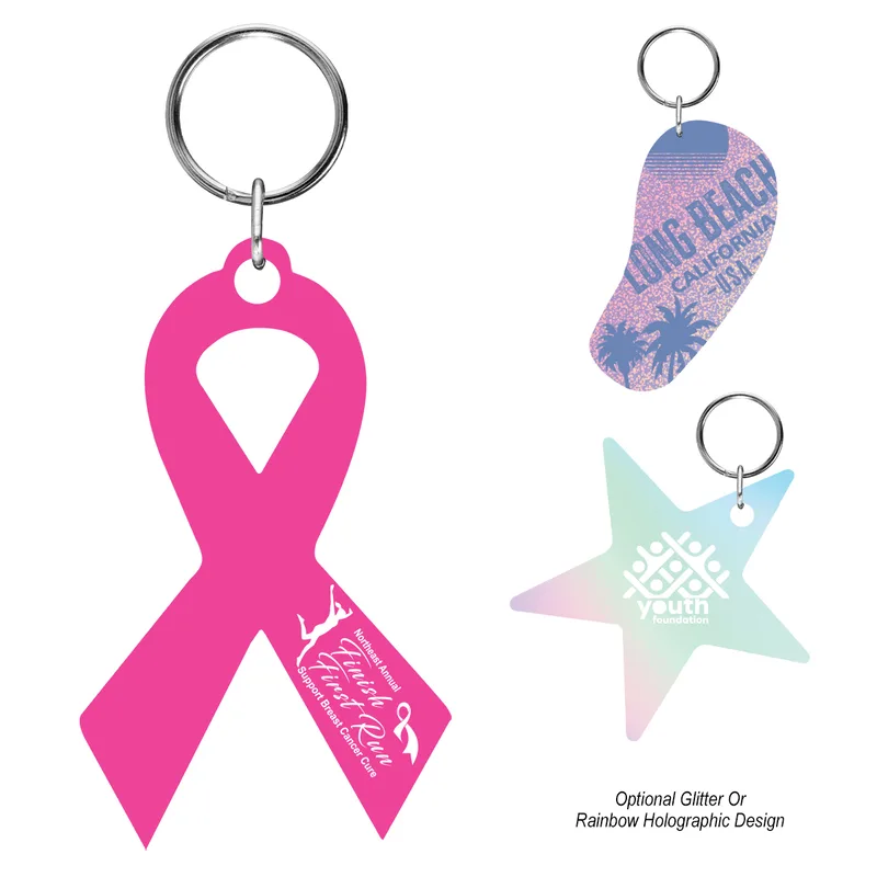 Acrylic Key Tag - Custom Shape 5" view 2