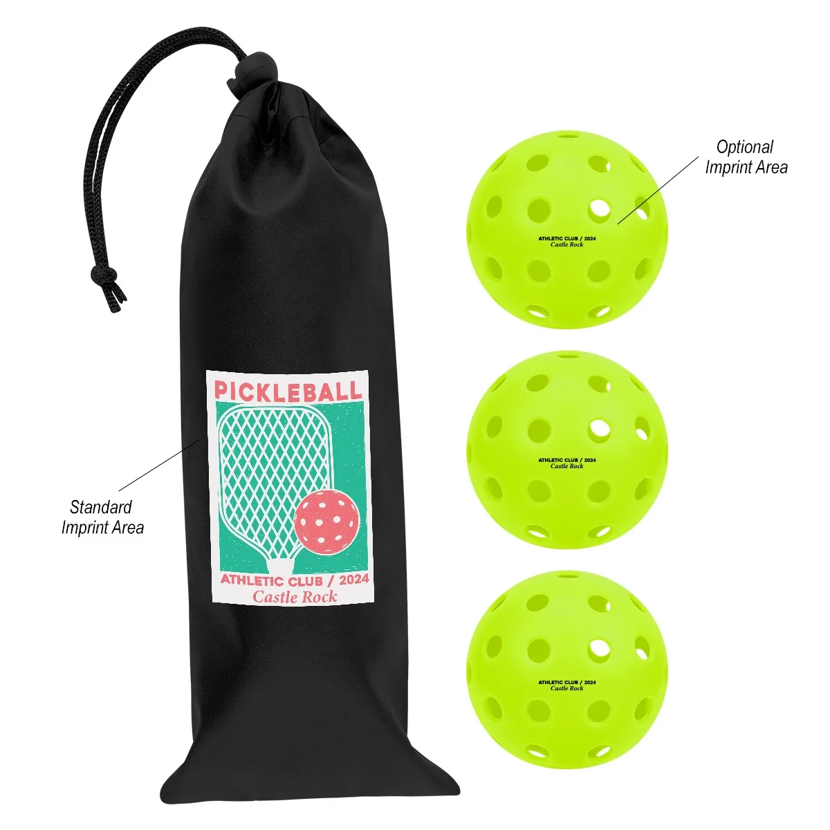 Pickleball Outdoor Ball Set view 2