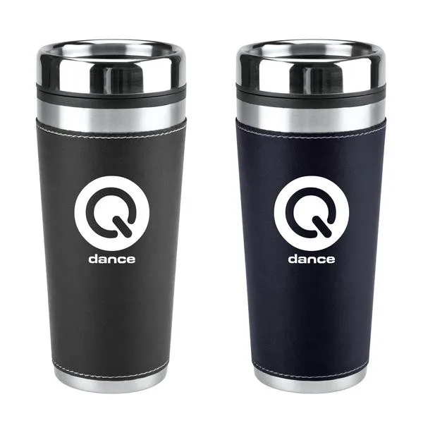Leatherette Tumbler - 16 Oz.