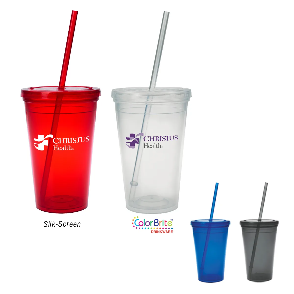 16 Oz. Sunsplash Double Wall Tumbler