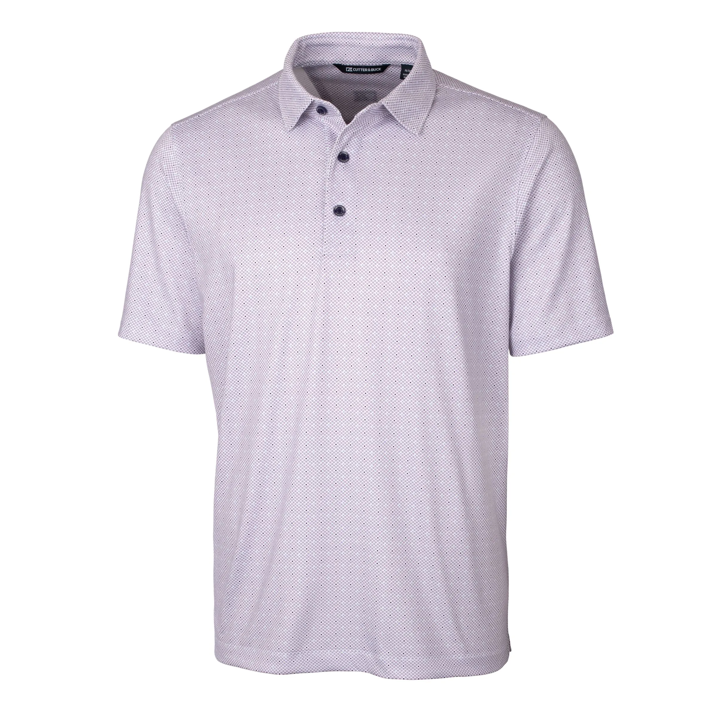 Cutter & Buck Pike Double Dot Print Stretch Mens Big and Tall Polo view 2