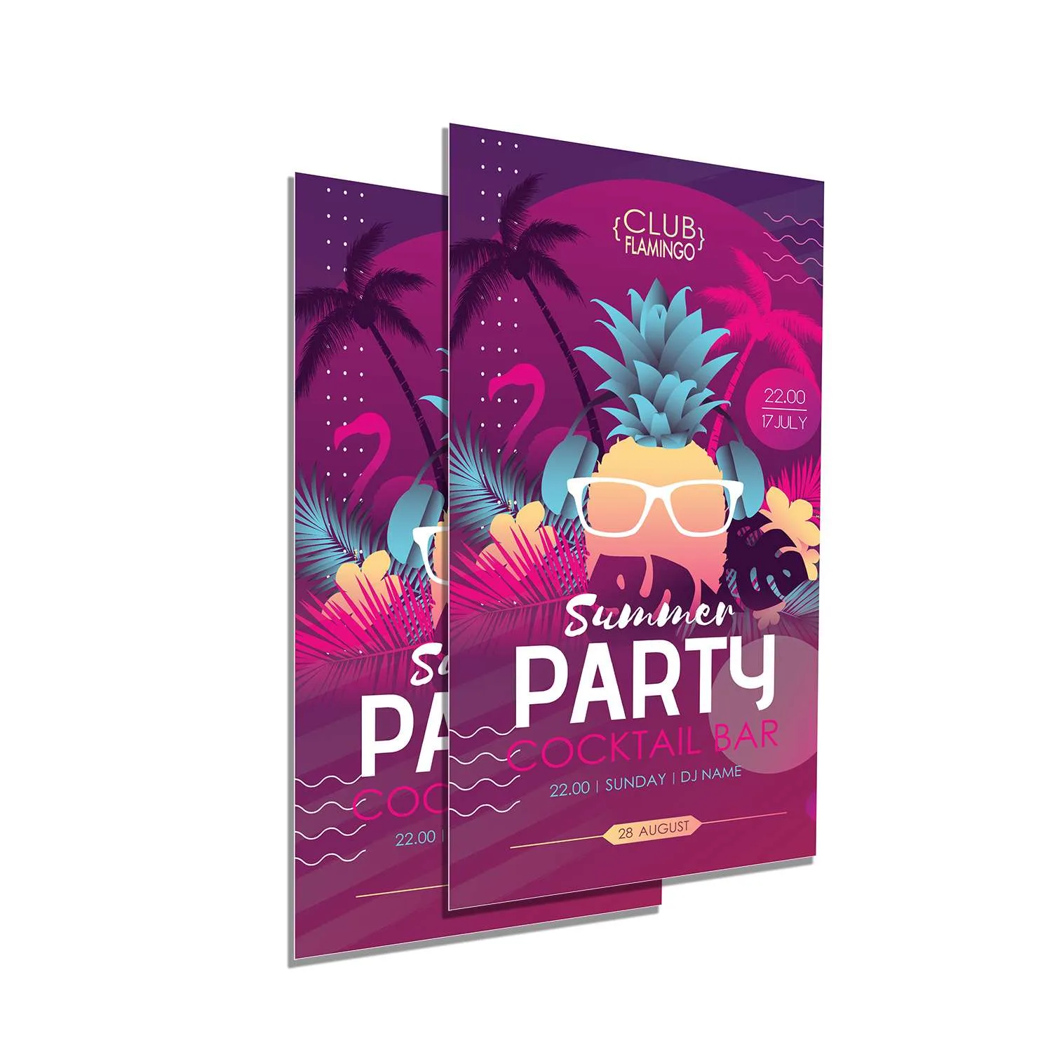 3' x 6.5' Fusion Glo Display Graphic Panels (Set of 2)