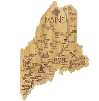 Destination Maine Cutting & Serving Board — Laser Engraved up to 2 Square Inches (1 side/1 location)