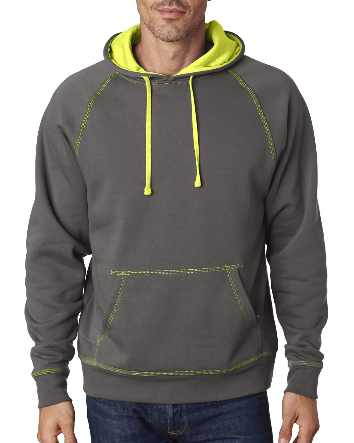 Dk Grey/ Neon Yl
