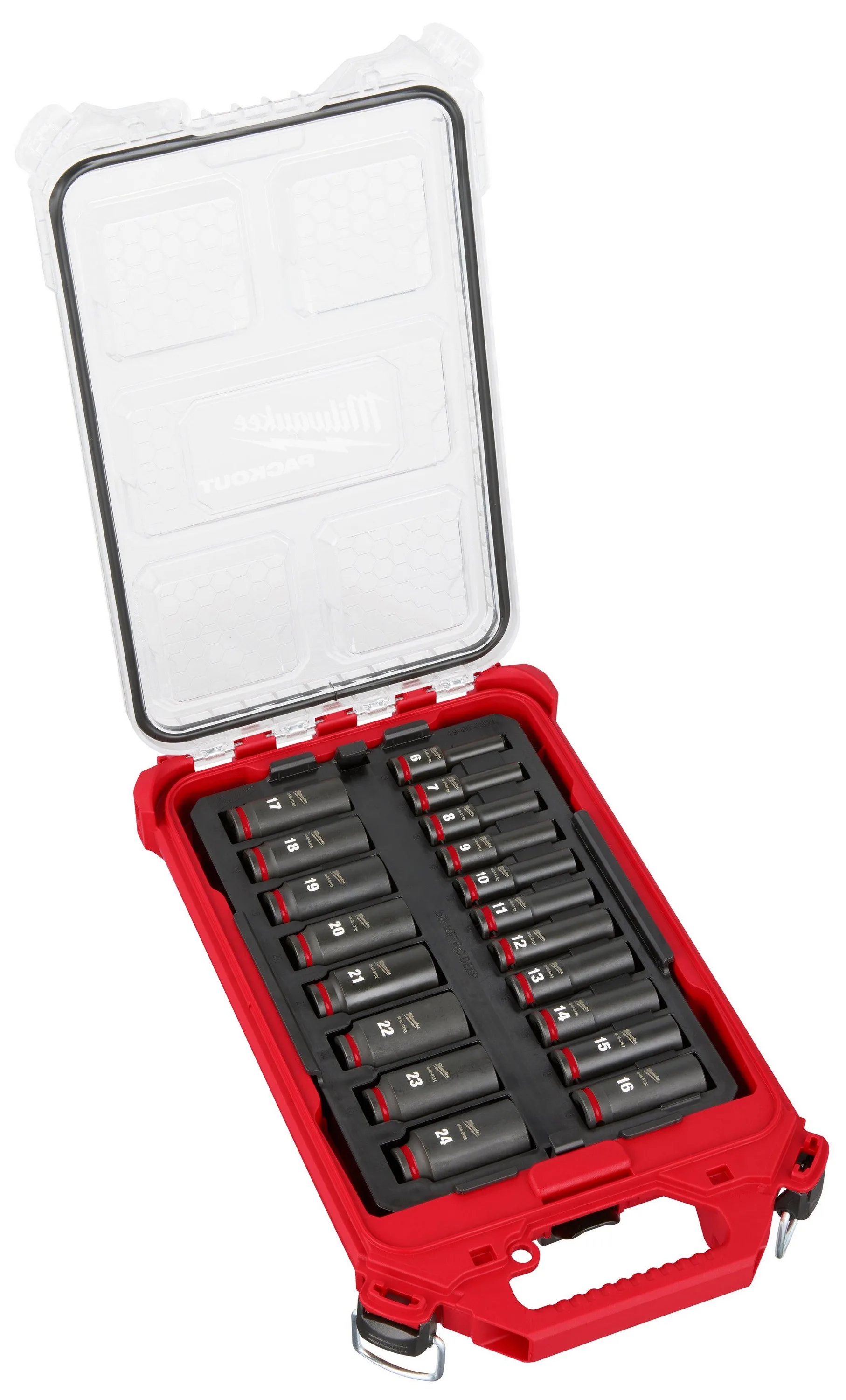 Milwaukee Shockwave Impact Duty Socket 3/8" Drive 19Pc Mm Packout Set