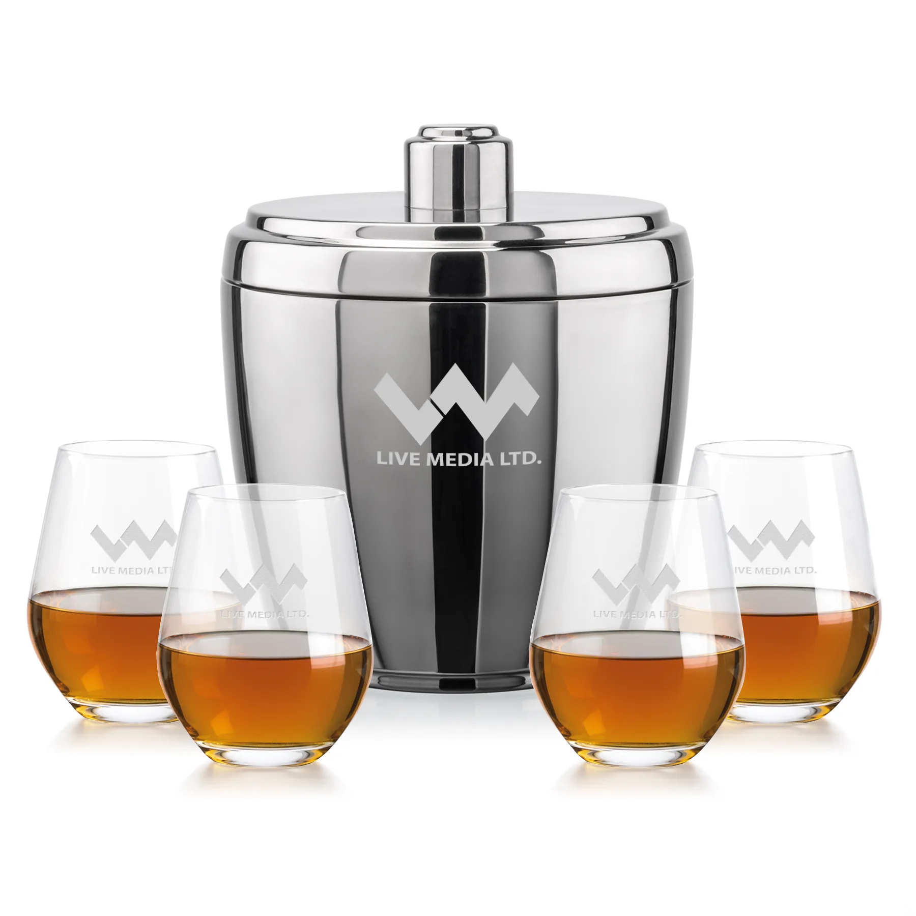 Pescara Bucket Set, Laser Engraving, Set of 5