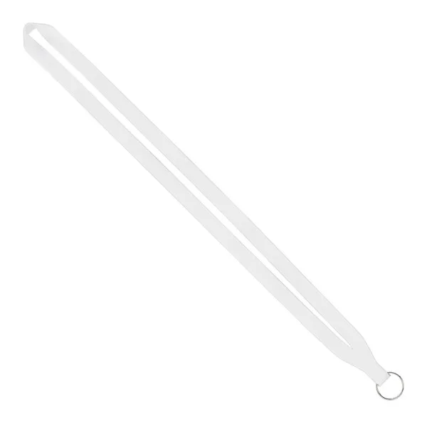 IMPORT Rush 1/2" Dye-Sublimated Lanyard with Sewn Silver Metal Split-Ring view 3