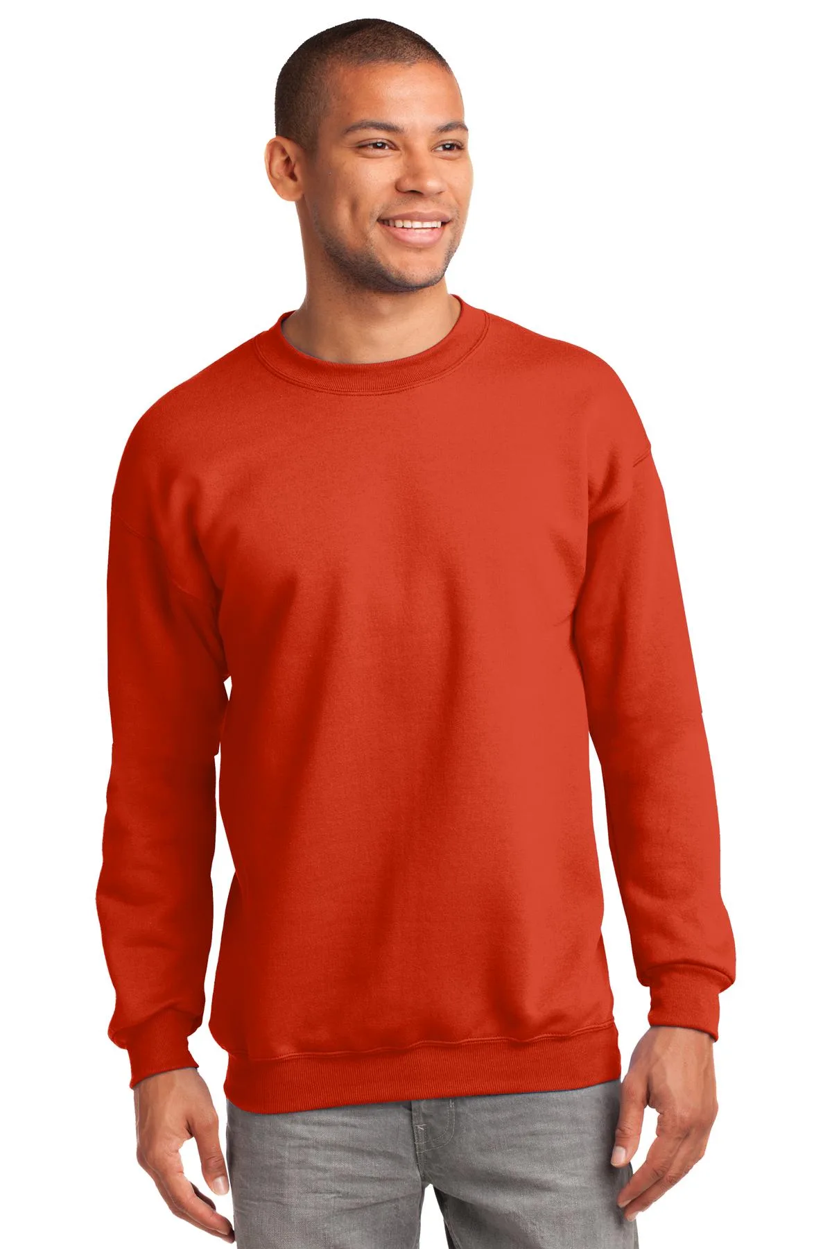 Port & Co™ Essential Fleece Crewneck Sweatshirt. view 3