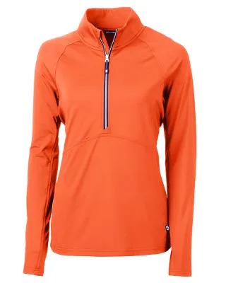 Cutter & Buck Adapt Eco Knit Stretch Recycled Womens Half Zip Pullover view 5