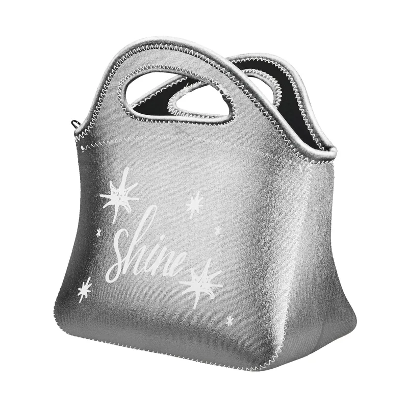 Klutch Metallic Neoprene Lunch Bag view 5