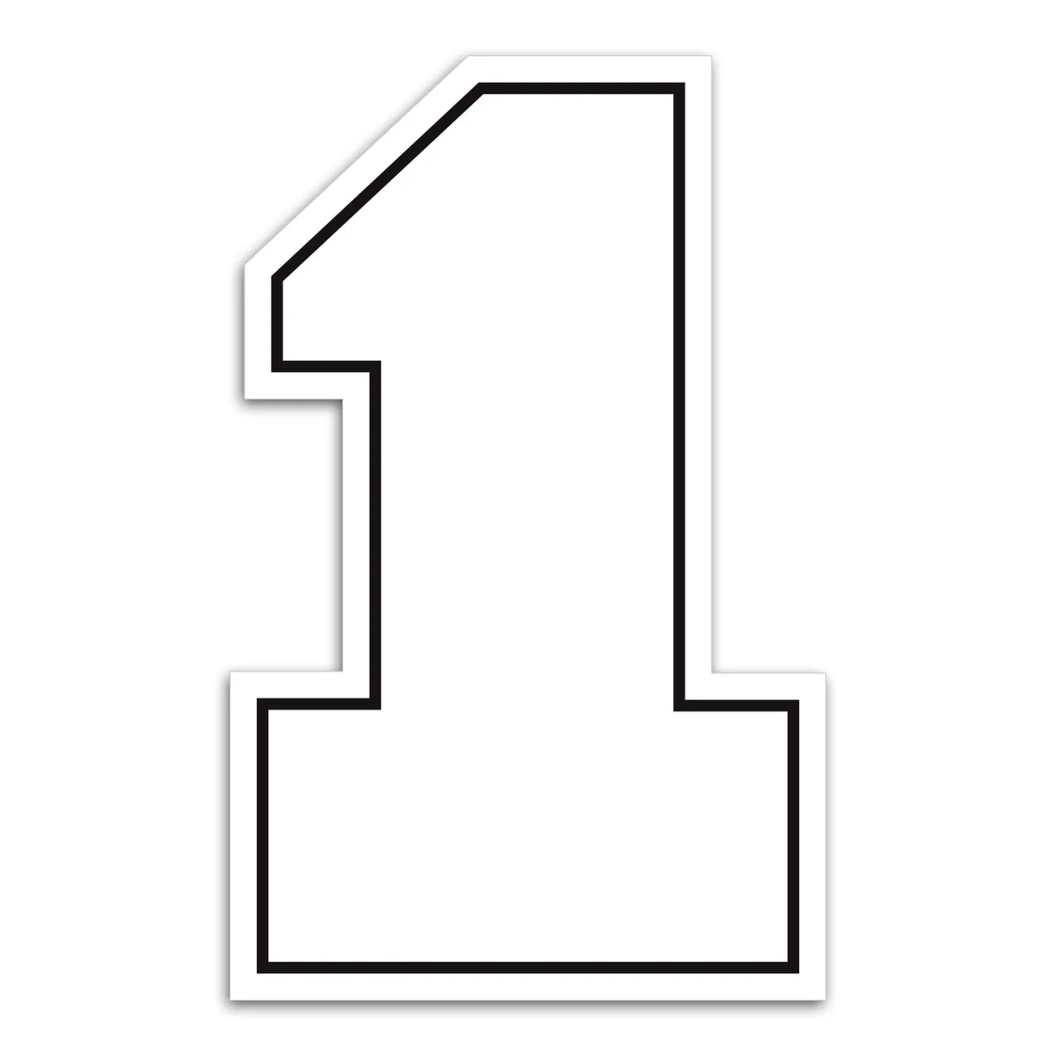 Number 1 Magnet view 2