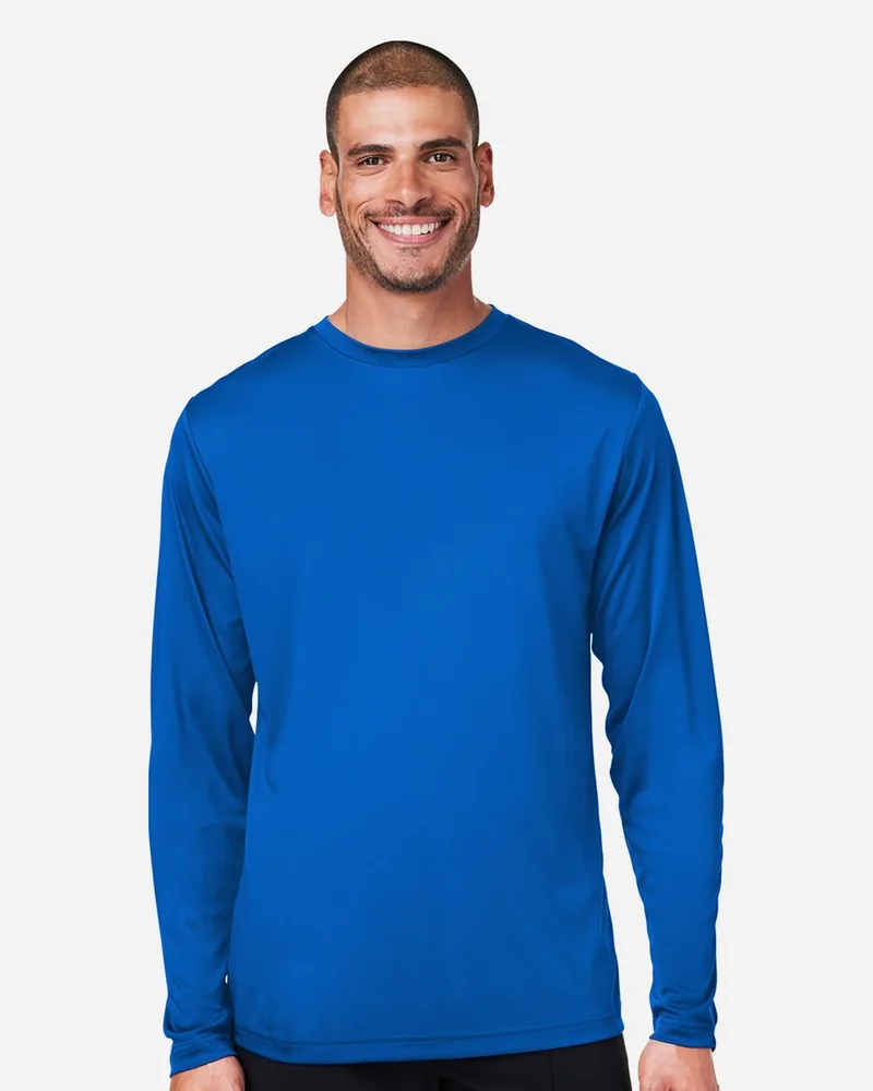 CORE365™ Unisex Capital Long Sleeve Performance T-Shirt view 2