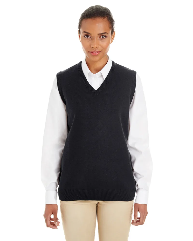 Harriton Women's Pilbloc™ V-Neck Sweater Vest