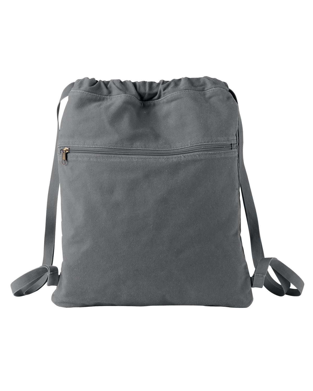 Authentic Pigment Cotton Canvas Drawstring Backpack