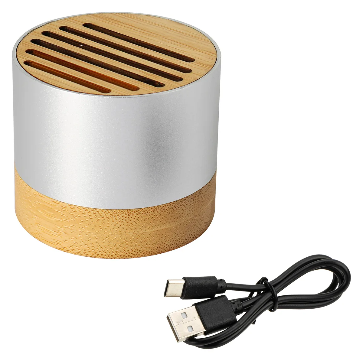 EcoSound Bamboo/Recycled Aluminum Wireless Speaker view 2
