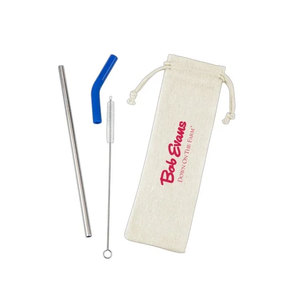 Reusable Stainless Steel Straw Set