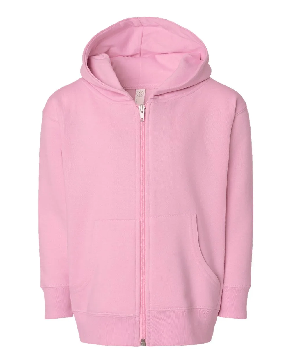 Rabbit Skins® Toddler Full-Zip Fleece Hooded Sweatshirt view 3