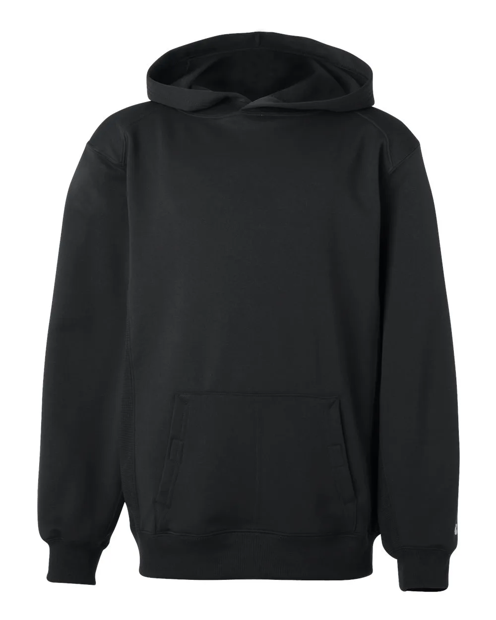 Badger Youth Performance Fleece Hooded Sweatshirt view 2