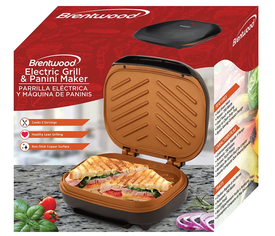 Indoor Electric Grill & Panini Press