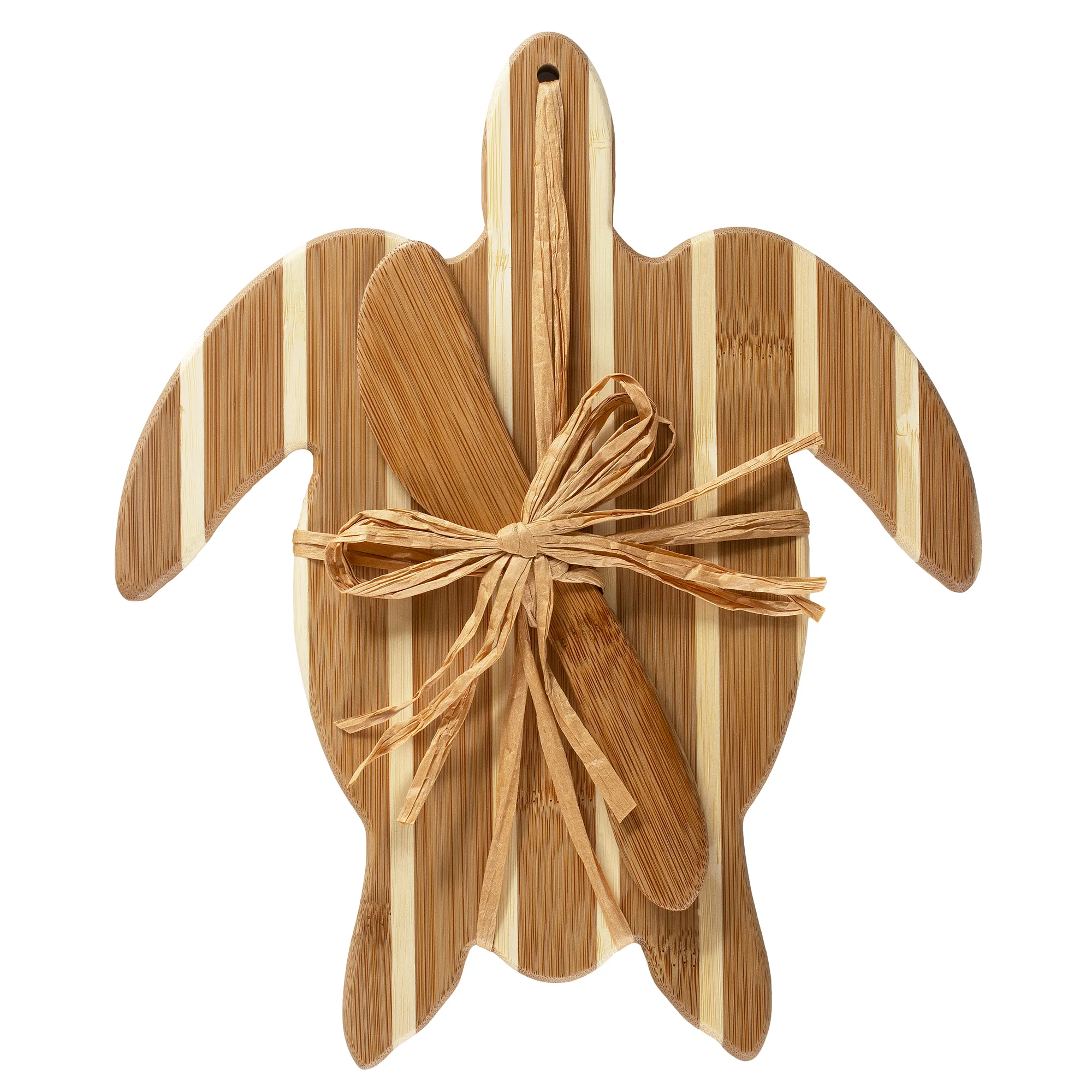 Sea Turtle Charcuterie Board with Spreader Knife Gift Set view 4