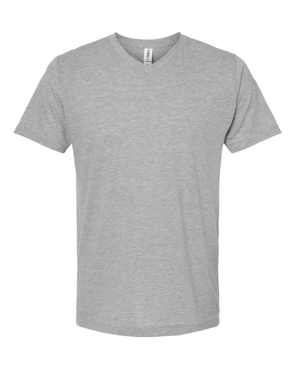 Tultex® Men's Poly-Rich V-Neck Short Sleeve T-Shirt view 5