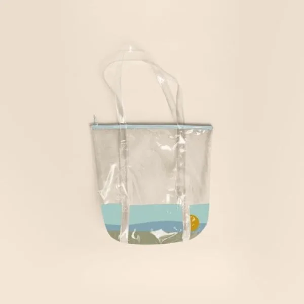 Twinkles Yoga Tote - Clear Vinyl view 2