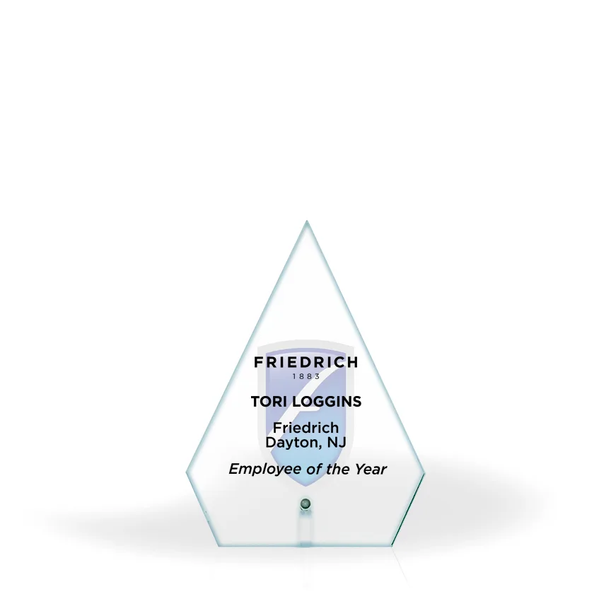 Annette Clear Glass Award view 3