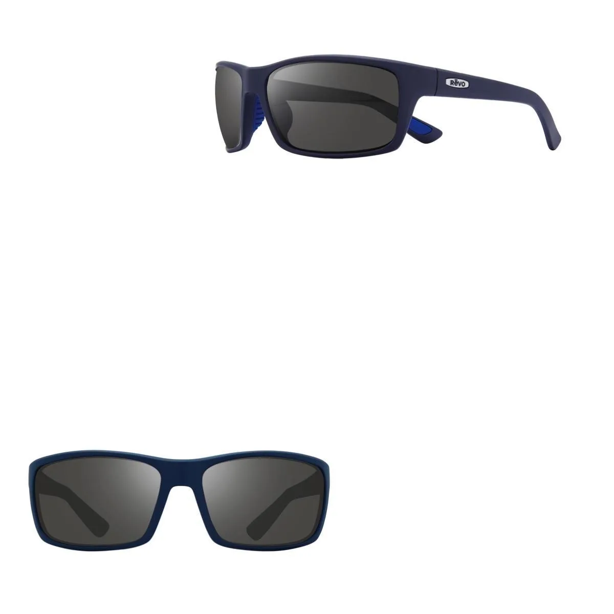 Revo Sunglasses Rebel Sport Wrap Sunglasses w/Superflex - Matte Blue