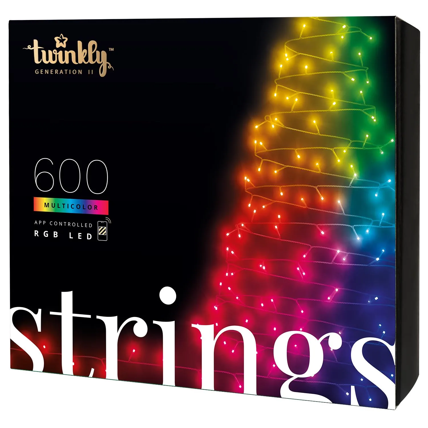 Twinkly - Strings 600L 4.3Mm Rgb