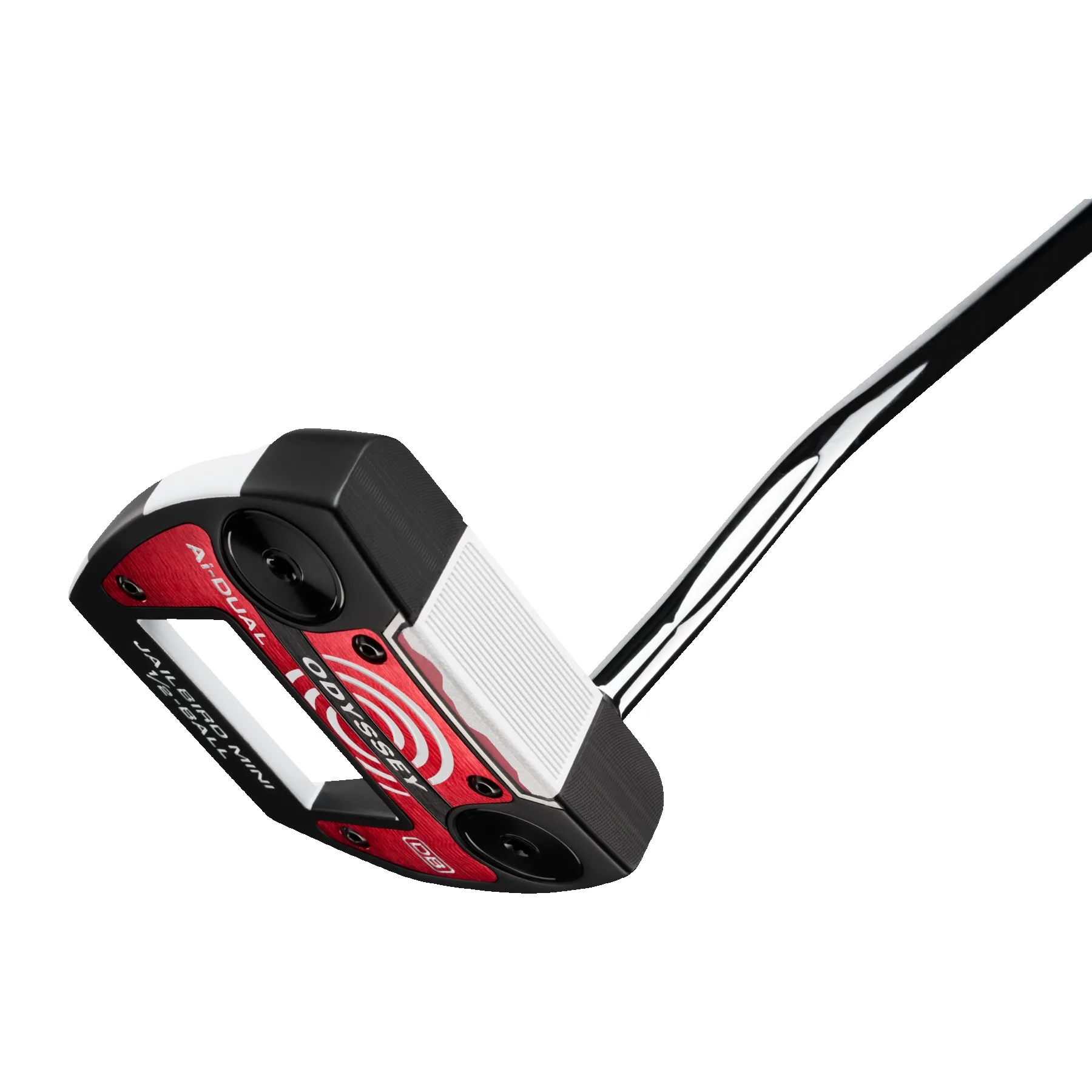 Odyssey Ai-DUAL Jailbird Mini 1/2 Ball Putter with Pistol Grip