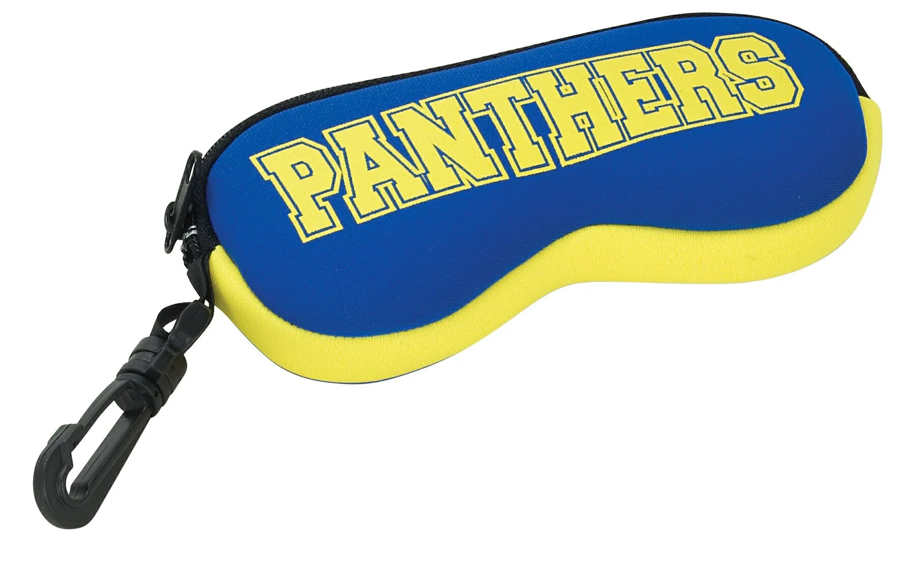 2 Tone Eyeglass Case w/Zipper & Clip