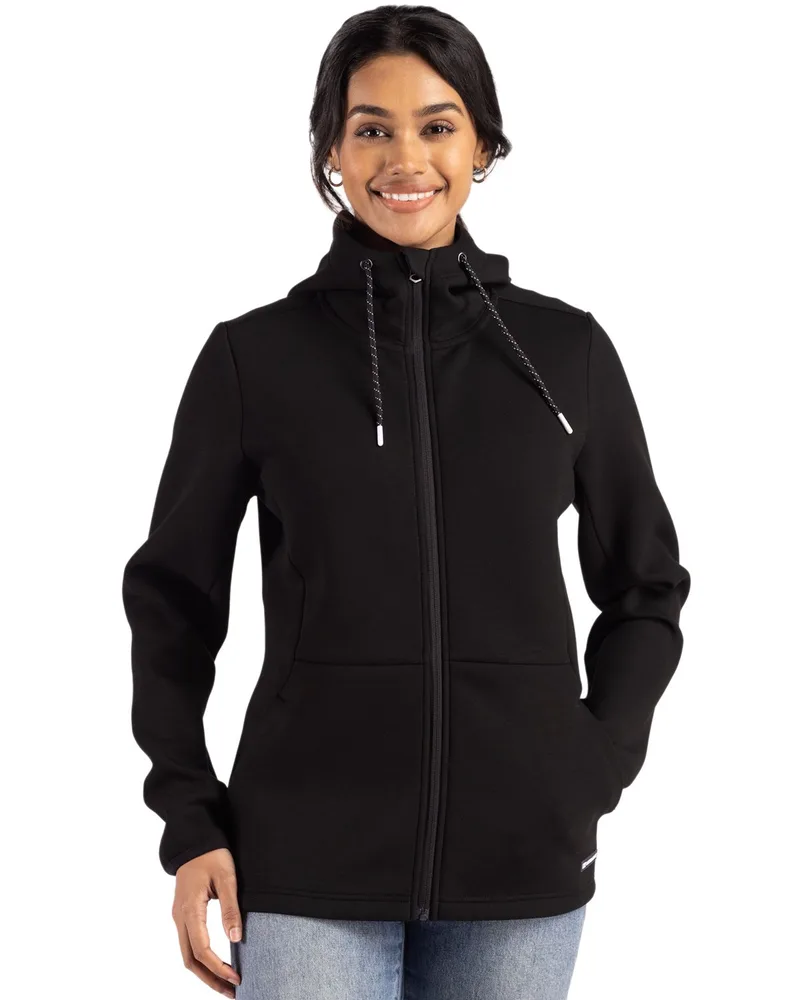 Cutter & Buck Roam Epic Versatility Recycled Womens Full Zip Hooded Jacket