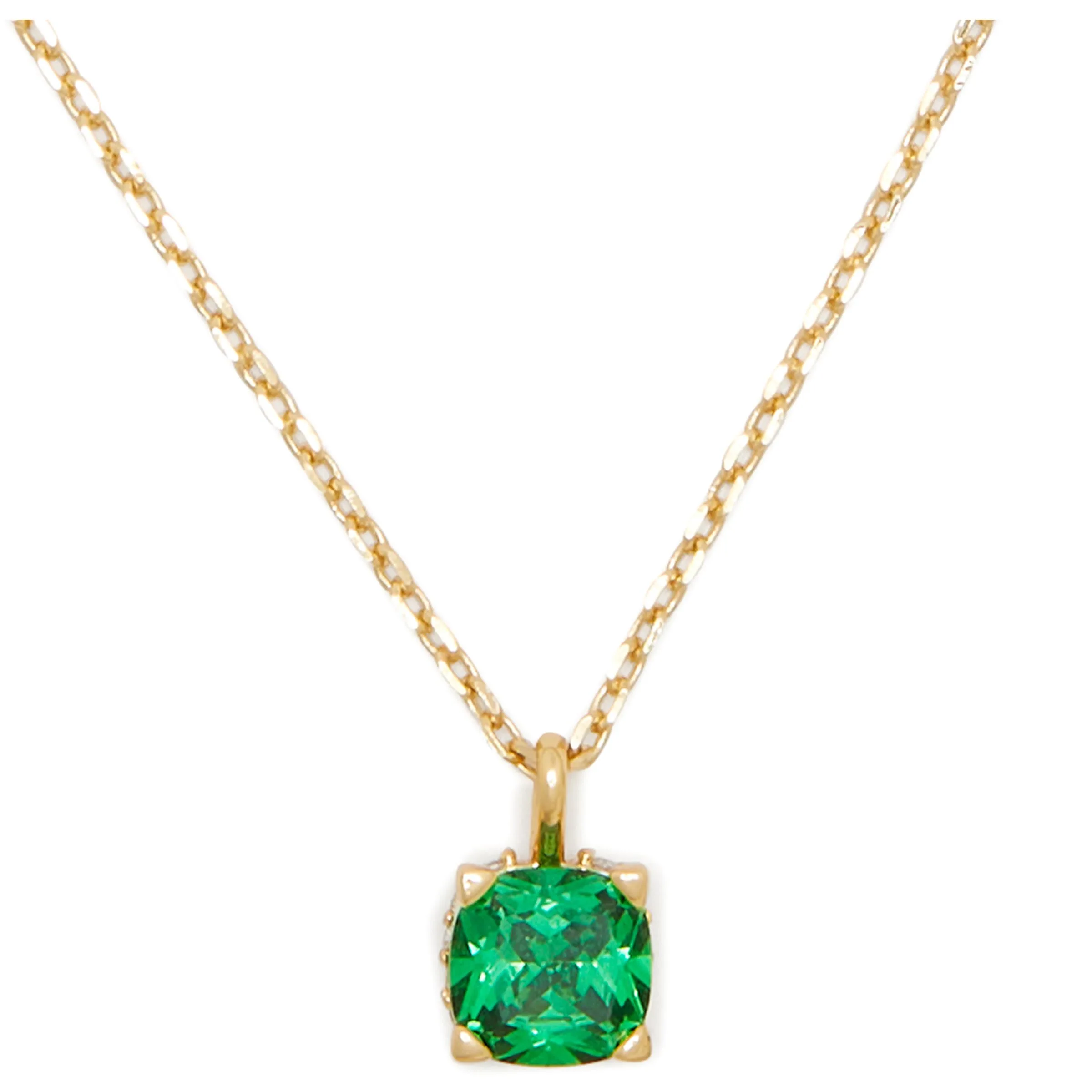 kate spade new york Little Luxuries Boxed Pendant - Green/Gold