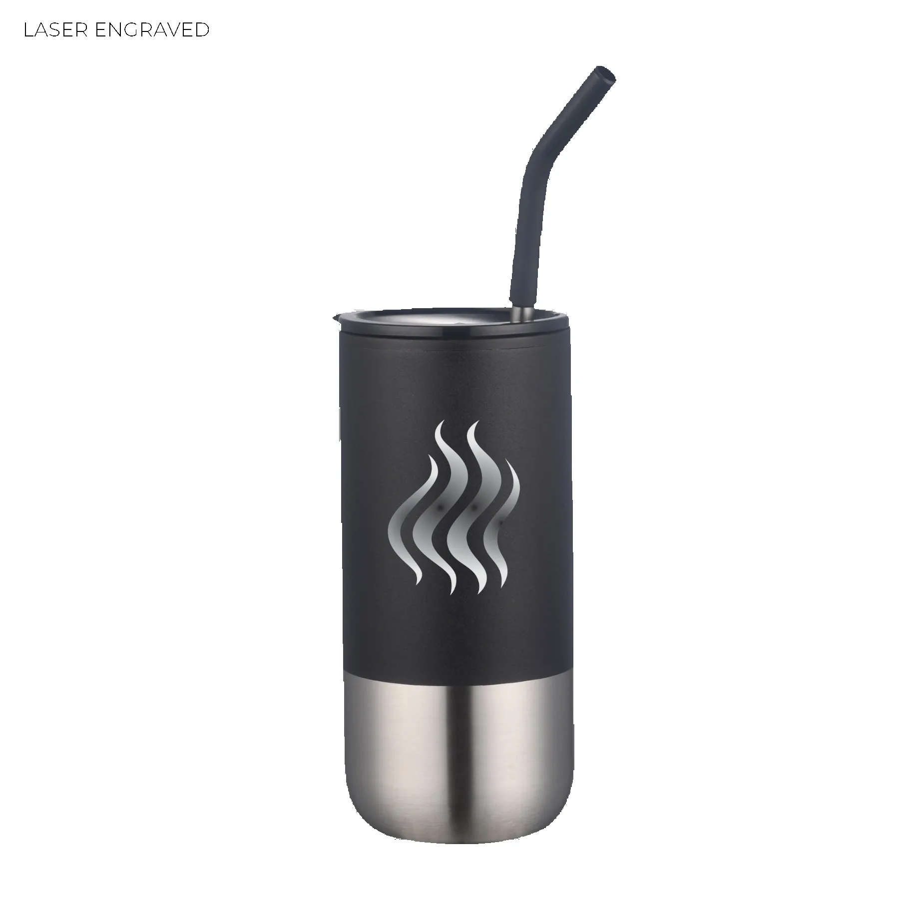 16 Oz. Double Wall Tumbler w/Straw view 4