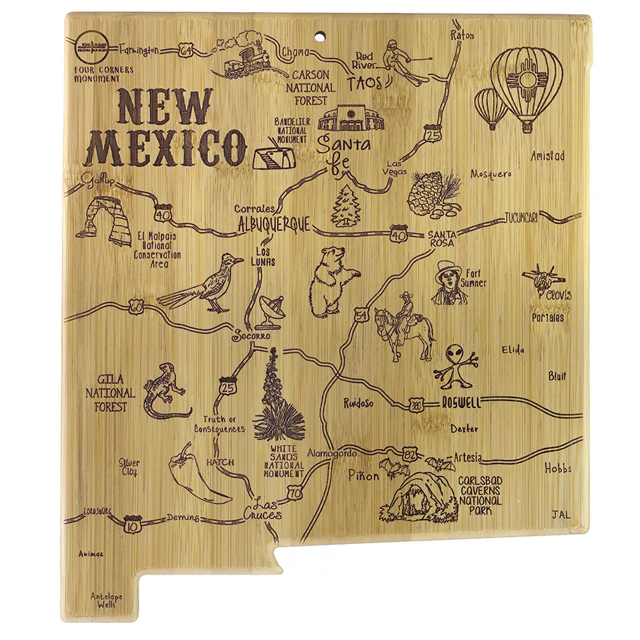 Destination New Mexico Cutting & Serving Board