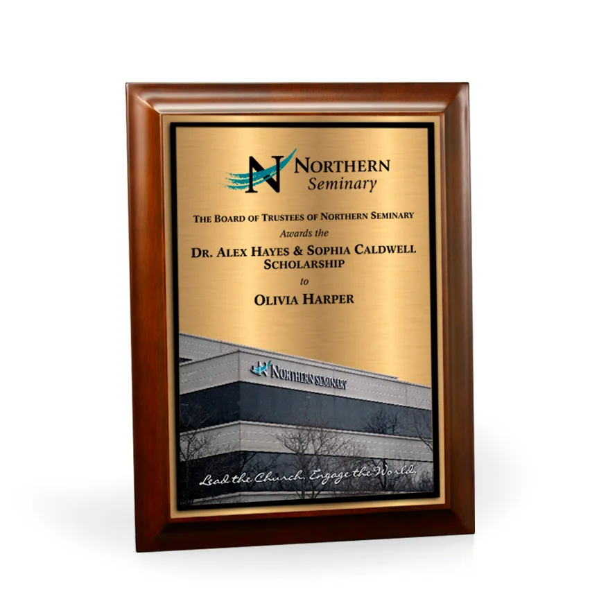 Jordan Plaque Gold - Large