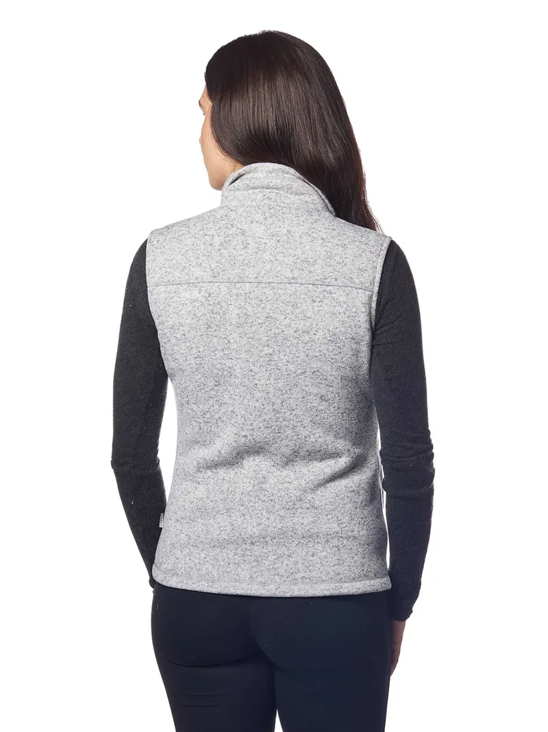 Ladies' Ashton Sweater-Knit Fleece Vest view 5