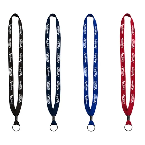 5/8" Polyester Shoelace Lanyard with Metal Crimp & Split-Ring view 7