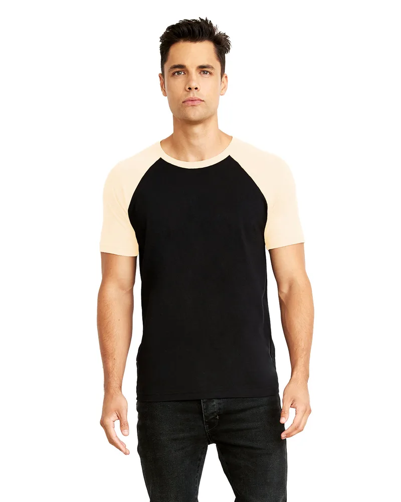 NEXT LEVEL APPAREL Unisex Raglan Short-Sleeve T-Shirt view 7
