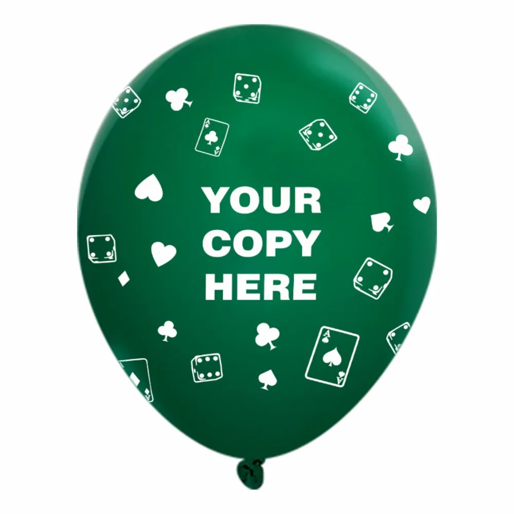 11" Metallic Latex Wrap Balloons view 3