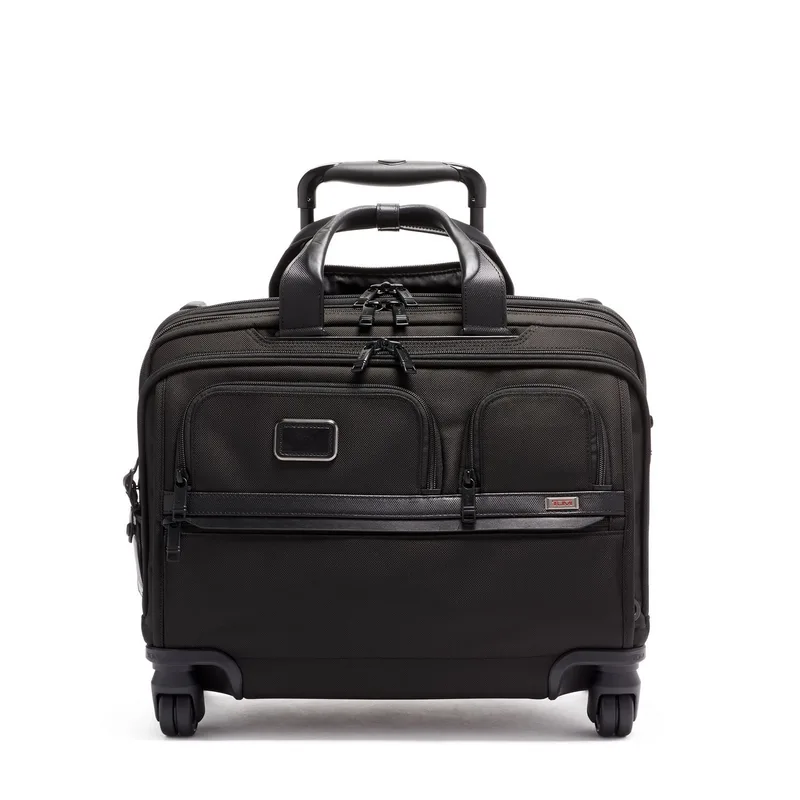 TUMI™ Alpha 3 Deluxe 4 Wheeled Laptop Case Briefcase Bag