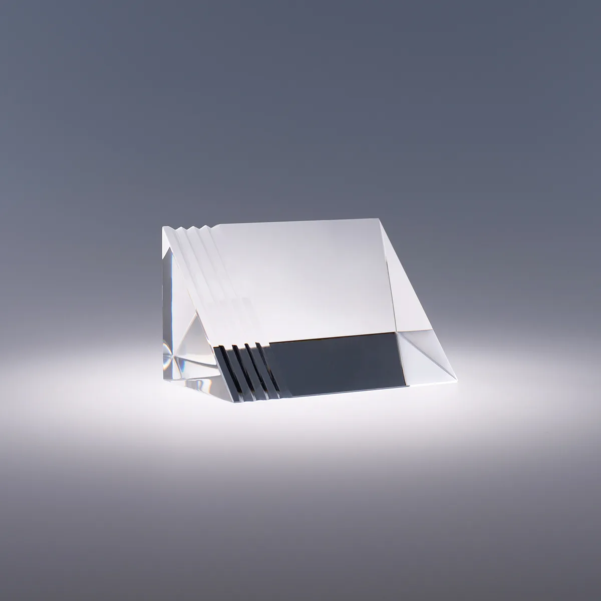 1412 Triad Paperweight BLANK - angle 1