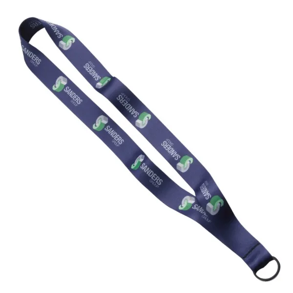 1" Polyester Dye Sublimated Lanyard view 2